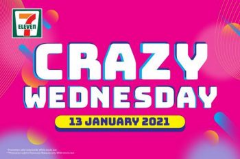 7-Eleven-Crazy-Wednesday-Promotion-5-350x232 - Johor Kedah Kelantan Kuala Lumpur Melaka Negeri Sembilan Pahang Penang Perak Perlis Promotions & Freebies Putrajaya Sabah Sarawak Selangor Supermarket & Hypermarket Terengganu 