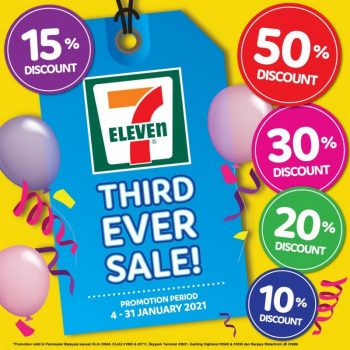 7-Eleven-Third-Ever-Sale-Promotion-350x350 - Johor Kedah Kelantan Kuala Lumpur Melaka Negeri Sembilan Pahang Penang Perak Perlis Promotions & Freebies Putrajaya Selangor Supermarket & Hypermarket Terengganu 