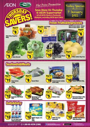 AEON-Supermarket-Thursday-Savers-Promotion-350x494 - Johor Kedah Kelantan Kuala Lumpur Melaka Negeri Sembilan Pahang Penang Perak Perlis Promotions & Freebies Putrajaya Selangor Supermarket & Hypermarket Terengganu 