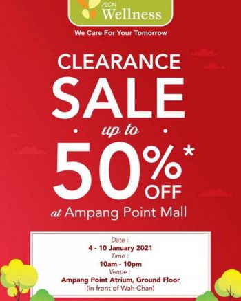 AEON-Wellness-Clearance-Sale-at-Ampang-Point-Mall-350x438 - Beauty & Health Health Supplements Personal Care Selangor Warehouse Sale & Clearance in Malaysia 