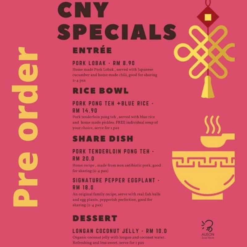 29 Jan 2021 Onward Alison Soup House CNY Special