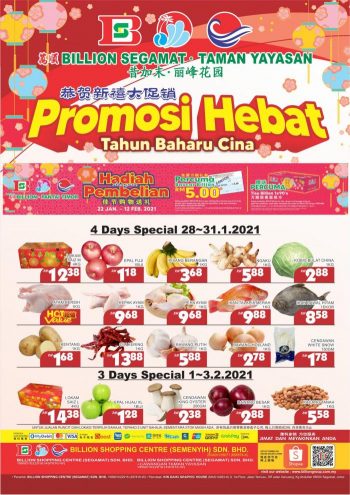 BILLION-Chinese-New-Year-Promotion-at-Segamat-Taman-Yayasan-3-350x495 - Johor Promotions & Freebies Supermarket & Hypermarket 
