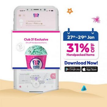 Baskin-Robbins-Club-31-Exclusive-Promotion-350x350 - Beverages Food , Restaurant & Pub Ice Cream Johor Kedah Kelantan Kuala Lumpur Melaka Negeri Sembilan Online Store Pahang Penang Perak Perlis Promotions & Freebies Putrajaya Sabah Sarawak Selangor Terengganu 