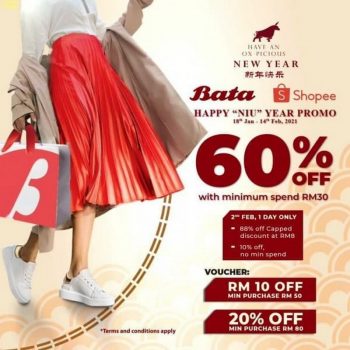 Bata-60-off-Sale-on-Shopee-350x350 - Fashion Accessories Fashion Lifestyle & Department Store Footwear Johor Kedah Kelantan Kuala Lumpur Malaysia Sales Melaka Negeri Sembilan Pahang Penang Perak Perlis Putrajaya Sabah Sarawak Selangor Terengganu 