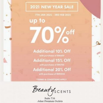Beauty-Scents-2021-New-Year-Sale-at-Johor-Premium-Outlets-350x350 - Beauty & Health Fragrances Johor Malaysia Sales Personal Care 