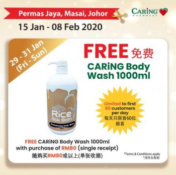Caring-Pharmacy-Opening-Promotion-at-Permas-Jaya-Masai-3-350x349 - Beauty & Health Health Supplements Johor Personal Care Promotions & Freebies 