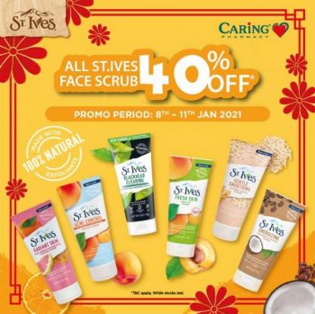 Caring-Pharmacy-St.-Ives-Face-Scrub-Promotion-350x349 - Beauty & Health Health Supplements Johor Kedah Kelantan Kuala Lumpur Melaka Negeri Sembilan Pahang Penang Perak Perlis Personal Care Promotions & Freebies Putrajaya Sabah Sarawak Selangor Skincare Terengganu 