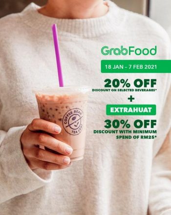 Coffee-Bean-20-OFF-30-OFF-Promotion-on-GrabFood-350x438 - Beverages Food , Restaurant & Pub Johor Kedah Kelantan Kuala Lumpur Melaka Negeri Sembilan Online Store Pahang Penang Perak Perlis Promotions & Freebies Putrajaya Sabah Sarawak Selangor Terengganu 