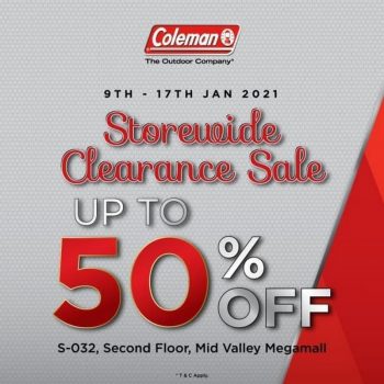 Coleman-Clearance-Sale-at-Mid-Valley-Megamall-350x350 - Kuala Lumpur Others Outdoor Sports Selangor Sports,Leisure & Travel Warehouse Sale & Clearance in Malaysia 