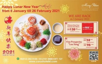 Corus-Hotel-Ming-Palace-Chinese-Restaurant-Promo-350x220 - Beverages Food , Restaurant & Pub Hotels Kuala Lumpur Promotions & Freebies Selangor Sports,Leisure & Travel 