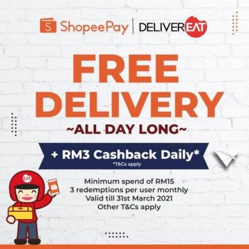 DeliverEat-ShopeePay-Promotion-350x350 - Beverages Food , Restaurant & Pub Johor Kedah Kelantan Kuala Lumpur Melaka Negeri Sembilan Online Store Pahang Penang Perak Perlis Promotions & Freebies Putrajaya Sabah Sarawak Selangor Terengganu 