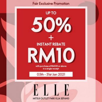 ELLE-Promotional-Fair-Sale-at-Mitsui-Outlet-Park-350x350 - Apparels Fashion Accessories Fashion Lifestyle & Department Store Malaysia Sales Selangor 