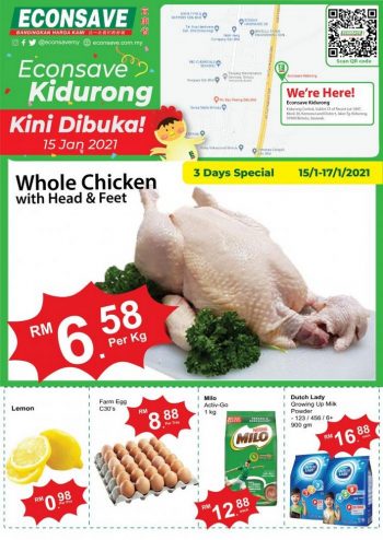 Econsave-Opening-Promotion-at-Kidurong-350x494 - Promotions & Freebies Sarawak Supermarket & Hypermarket 
