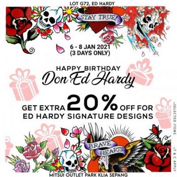 Ed-Hardy-Birthday-Sale-at-Mitsui-Outlet-Park-350x350 - Apparels Fashion Accessories Fashion Lifestyle & Department Store Malaysia Sales Selangor 