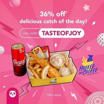 Foodpanda-Hooked-and-Cooked-Promo-350x350 - Beverages Food , Restaurant & Pub Johor Kedah Kelantan Kuala Lumpur Melaka Negeri Sembilan Pahang Penang Perak Perlis Promotions & Freebies Putrajaya Sabah Sarawak Selangor Terengganu 