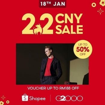 G2000-2.2-CNY-Sale-350x350 - Apparels Fashion Accessories Fashion Lifestyle & Department Store Johor Kedah Kelantan Kuala Lumpur Malaysia Sales Melaka Negeri Sembilan Online Store Pahang Penang Perak Perlis Putrajaya Sabah Sarawak Selangor Terengganu 