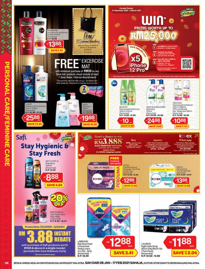 28 Jan 17 Feb 2022  Giant  Chinese New Year Promotion 
