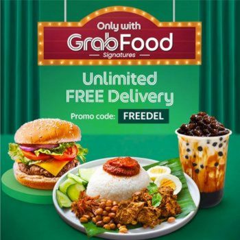 GrabFood-Free-Delivery-Promo-350x350 - Beverages Food , Restaurant & Pub Johor Kedah Kelantan Kuala Lumpur Melaka Negeri Sembilan Online Store Pahang Penang Perak Perlis Promotions & Freebies Putrajaya Sabah Sarawak Selangor Terengganu 