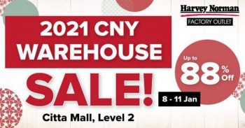 Harvey-Norman-2021-CNY-Warehouse-Sale-at-Citta-Mall-350x183 - Computer Accessories Electronics & Computers Furniture Home & Garden & Tools Home Appliances Home Decor IT Gadgets Accessories Kitchen Appliances Selangor Warehouse Sale & Clearance in Malaysia 