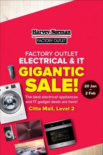 Harvey-Norman-Gigantic-Sale-at-Citta-Mall-350x525 - Electronics & Computers Home Appliances Kitchen Appliances Selangor Warehouse Sale & Clearance in Malaysia 