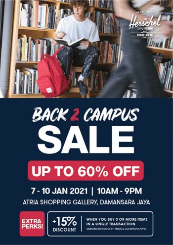 Herschel-Back-2-Campus-Sale-350x495 - Fashion Accessories Fashion Lifestyle & Department Store Malaysia Sales Selangor 