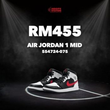 Hoops-Station-Air-Jordan-1-Mid-Promo-350x350 - Fashion Accessories Fashion Lifestyle & Department Store Footwear Johor Kedah Kelantan Kuala Lumpur Melaka Negeri Sembilan Online Store Pahang Penang Perak Perlis Promotions & Freebies Putrajaya Sabah Sarawak Selangor Terengganu 