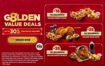 KFC-Delivery-CNY-Golden-Value-Deals-Promotion-350x220 - Beverages Food , Restaurant & Pub Johor Kedah Kelantan Kuala Lumpur Melaka Negeri Sembilan Online Store Pahang Penang Perak Perlis Promotions & Freebies Putrajaya Sabah Sarawak Selangor Terengganu 