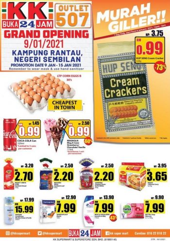 KK-Super-Mart-Opening-Promotion-at-Kampung-Rantau-350x495 - Negeri Sembilan Promotions & Freebies Supermarket & Hypermarket 
