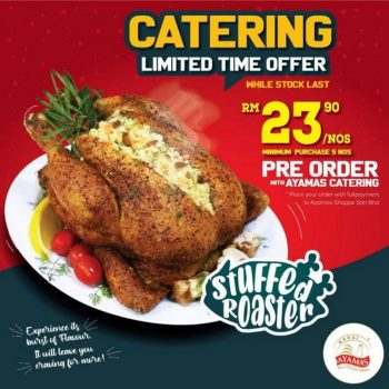 Kedai-Ayamas-Catering-Stuffed-Roaster-Promotion-350x350 - Beverages Food , Restaurant & Pub Johor Kedah Kelantan Kuala Lumpur Melaka Negeri Sembilan Pahang Penang Perak Perlis Promotions & Freebies Putrajaya Sabah Sarawak Selangor Terengganu 