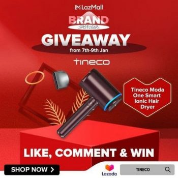Lazada-Tineco-Giveaway-350x350 - Events & Fairs Johor Kedah Kelantan Kuala Lumpur Melaka Negeri Sembilan Online Store Others Pahang Penang Perak Perlis Putrajaya Sabah Sarawak Selangor Terengganu 