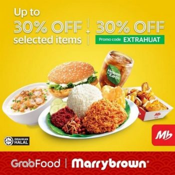 Marrybrown-30-off-Promo-on-GrabFood-350x350 - Beverages Food , Restaurant & Pub Johor Kedah Kelantan Kuala Lumpur Melaka Negeri Sembilan Online Store Pahang Penang Perak Perlis Promotions & Freebies Putrajaya Sabah Sarawak Selangor Terengganu 