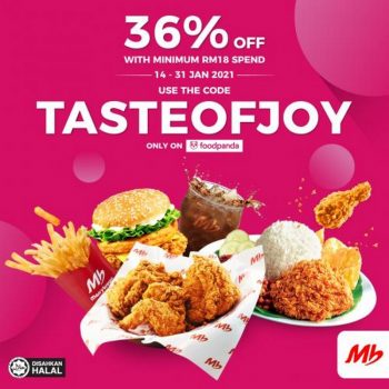 Marrybrown-January-36-OFF-Promo-Code-on-FoodPanda-350x350 - Beverages Food , Restaurant & Pub Johor Kedah Kelantan Kuala Lumpur Melaka Negeri Sembilan Online Store Pahang Penang Perak Perlis Promotions & Freebies Putrajaya Sabah Sarawak Selangor Terengganu 