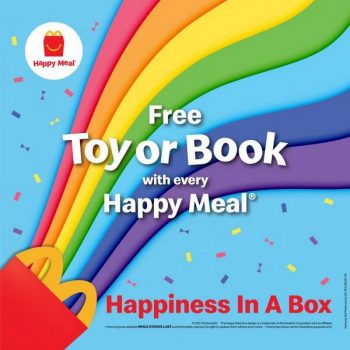 McDonalds-Happy-Meal-Free-Toy-or-Book-Promotion-350x350 - Beverages Food , Restaurant & Pub Johor Kedah Kelantan Kuala Lumpur Melaka Negeri Sembilan Pahang Penang Perak Perlis Promotions & Freebies Putrajaya Sabah Sarawak Selangor Terengganu 