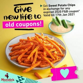 Nandos-Free-Sweet-Potato-Chips-Promo-350x350 - Beverages Food , Restaurant & Pub Johor Kedah Kelantan Kuala Lumpur Melaka Negeri Sembilan Pahang Penang Perak Perlis Promotions & Freebies Putrajaya Sabah Sarawak Selangor Terengganu 