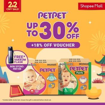 PETPET-CNY-Sale-on-Shopee-350x350 - Baby & Kids & Toys Diapers Johor Kedah Kelantan Kuala Lumpur Malaysia Sales Melaka Negeri Sembilan Online Store Pahang Penang Perak Perlis Putrajaya Sabah Sarawak Selangor Terengganu 