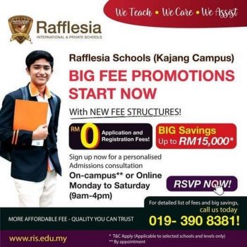 Rafflesia-Big-Fee-Promotion-350x350 - Others Promotions & Freebies Selangor 