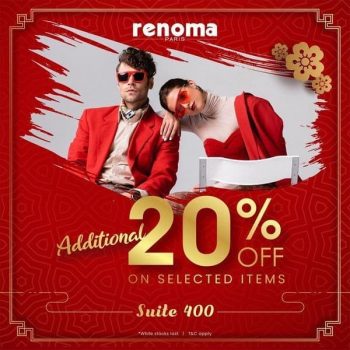Renoma-Paris-Special-Sale-at-Johor-Premium-Outlets-350x350 - Bags Fashion Accessories Fashion Lifestyle & Department Store Johor Malaysia Sales 