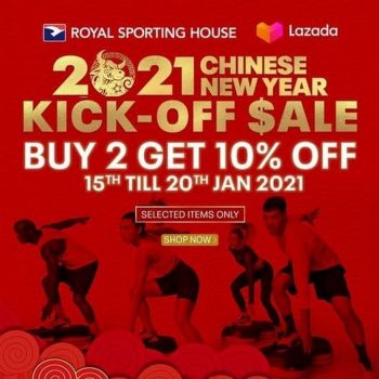 Royal-Sporting-House-Chinese-New-Year-Kick-off-Sale-at-Lazada-350x350 - Apparels Fashion Accessories Fashion Lifestyle & Department Store Footwear Johor Kedah Kelantan Kuala Lumpur Malaysia Sales Melaka Negeri Sembilan Online Store Pahang Penang Perak Perlis Putrajaya Sabah Sarawak Selangor Sportswear Terengganu 