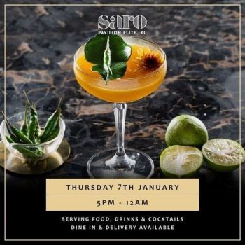 SARO-Lounge-1-for-1-Promo-350x350 - Beverages Food , Restaurant & Pub Kuala Lumpur Promotions & Freebies Selangor 