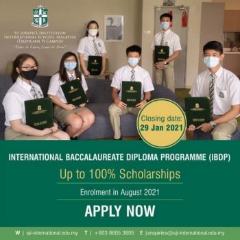 SJIIM-IBDP-Scholarships-Promo-350x350 - Baby & Kids & Toys Education Promotions & Freebies Selangor 