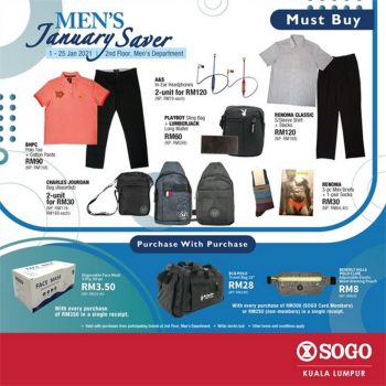 SOGO-Mens-January-Saver-350x350 - Apparels Fashion Accessories Fashion Lifestyle & Department Store Footwear Kuala Lumpur Promotions & Freebies Selangor Supermarket & Hypermarket 