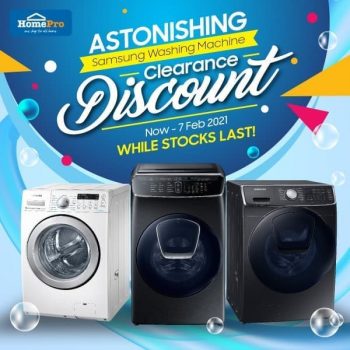 Samsung-Washing-Machine-Clearance-at-HomePro-350x350 - Electronics & Computers Home Appliances Johor Kedah Kelantan Kuala Lumpur Melaka Negeri Sembilan Pahang Penang Perak Perlis Promotions & Freebies Putrajaya Sabah Sarawak Selangor Terengganu 