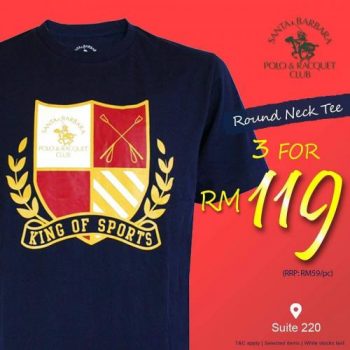 Santa-Barbara-Polo-Racquet-Club-Round-Neck-Tee-Sale-at-Genting-Highlands-Premium-Outlets-350x350 - Apparels Fashion Accessories Fashion Lifestyle & Department Store Malaysia Sales Pahang 