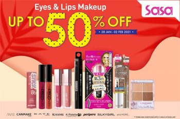 Sasa-Eyes-Lip-Makeup-Promo-350x232 - Beauty & Health Cosmetics Fragrances Johor Kedah Kelantan Kuala Lumpur Melaka Negeri Sembilan Online Store Pahang Penang Perak Perlis Promotions & Freebies Putrajaya Sabah Sarawak Selangor Terengganu 