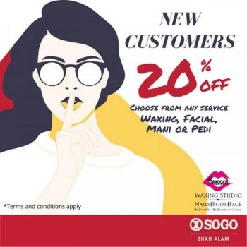 Smooch-Waxing-Studio-20-off-of-New-Costumers-at-SOGO-350x350 - Beauty & Health Personal Care Promotions & Freebies Selangor 