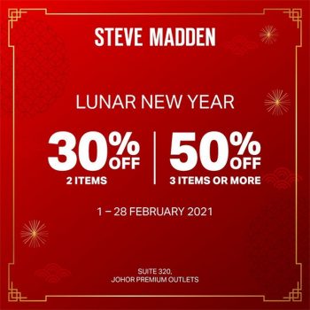 Steve-Madden-Lunar-New-Year-Sale-350x350 - Bags Fashion Accessories Fashion Lifestyle & Department Store Footwear Johor Malaysia Sales 