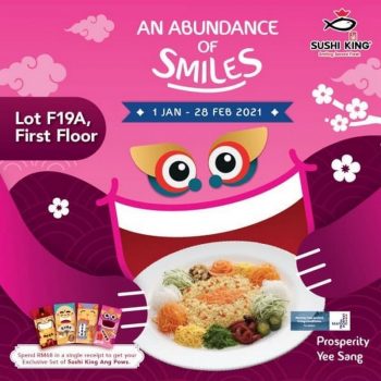 Sushi-King-CNY-Promo-at-Mahkota-Parade-350x350 - Beverages Food , Restaurant & Pub Melaka Promotions & Freebies 