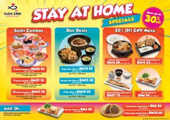 Sushi-King-Stay-At-Home-Deals-Promotion-350x248 - Beverages Food , Restaurant & Pub Johor Kedah Kelantan Kuala Lumpur Melaka Negeri Sembilan Pahang Penang Perak Perlis Promotions & Freebies Putrajaya Sabah Sarawak Selangor Terengganu 