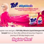 18 Jan 2021 Onward: TOP Silky Miracle Liquid Detergent Sample Giveaway