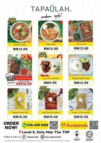 Tapaulah-Promo-at-Top-View-Restaurant-Lounge-350x494 - Beverages Food , Restaurant & Pub Penang Promotions & Freebies 